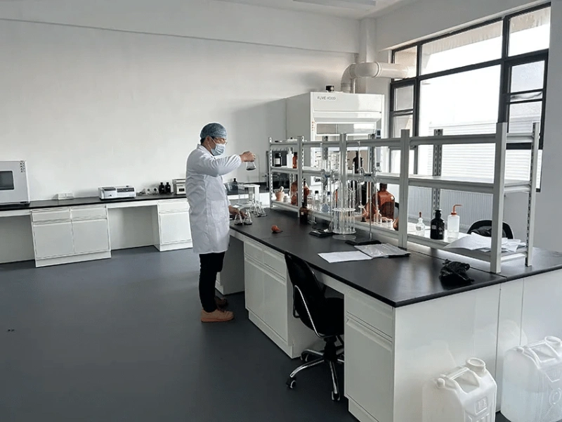 R&D technical experts experimenting